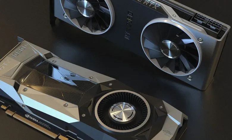 An advanced NVIDIA chip with NVDA17k inscription, symbolizing cutting-edge AI technology.